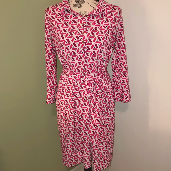 Donna Morgan Dresses & Skirts - Donna Morgan Shirt Dress Pink Design Sz 10